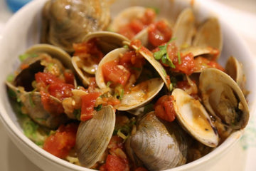 Spicy Clams in a Garlicky Habanero Red Sauce