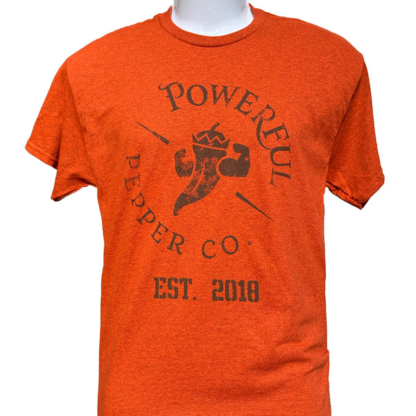 Orange Vintage Logo T-Shirt