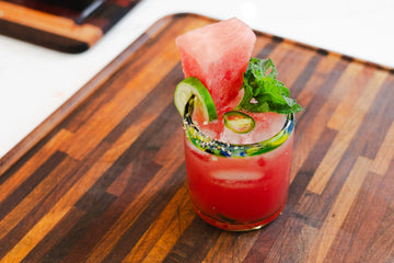 Watermelon Cuccumber Jalapeno Margarita