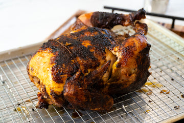Ghost BBQ Rotisserie Chicken BGE