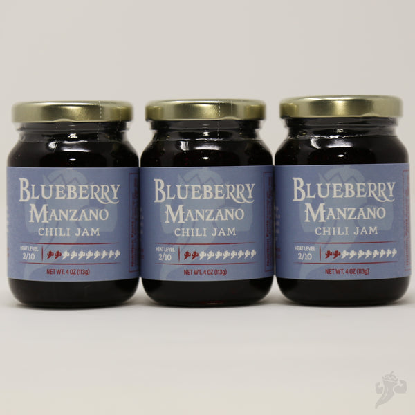 Blueberry Manzano Chili Jam