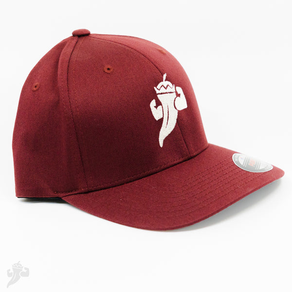 L/XL Flex Fit Burgundy Pepper Hat