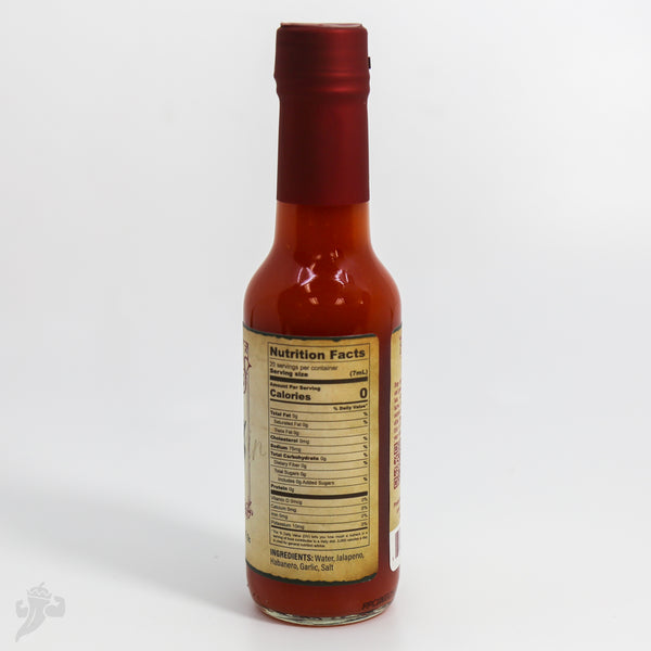 Dr. Gleaton's Chili Elixir Barrel Aged Hot Sauce.