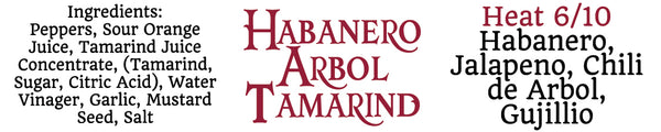 Habanero Arbol Tamarind