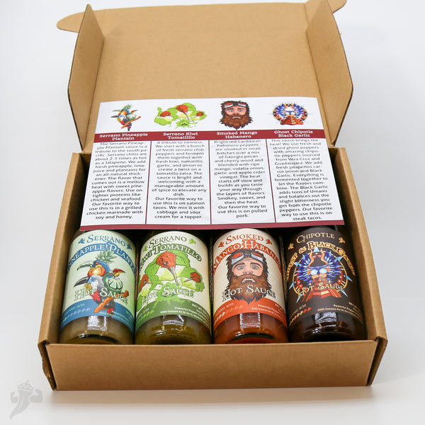Powerful Pepper Hot Sauce 4 Pack