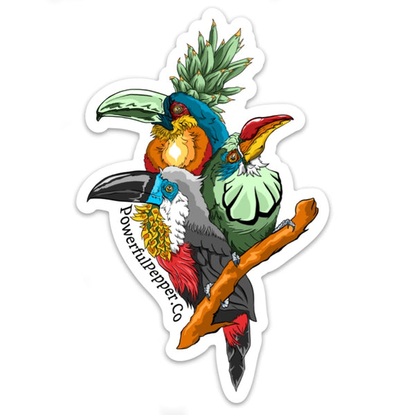 Powerful Pepper Sticker Plumage